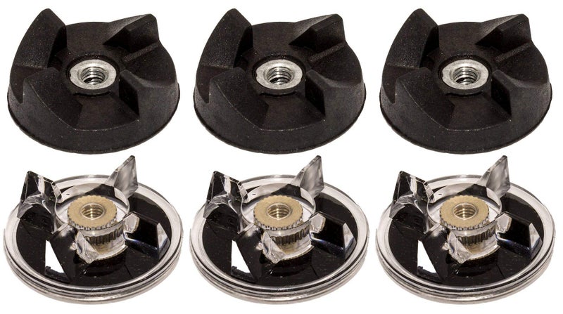 Blendin Lot of 6 Base Gear and Blade Gear Replacement Part,Compatible with Magic Bullet MB-1001, MB-1001B, MBR-1101, MBR-1701, MBR-1702, MBR-0301 250W Blenders, Replacement Part - Image 1